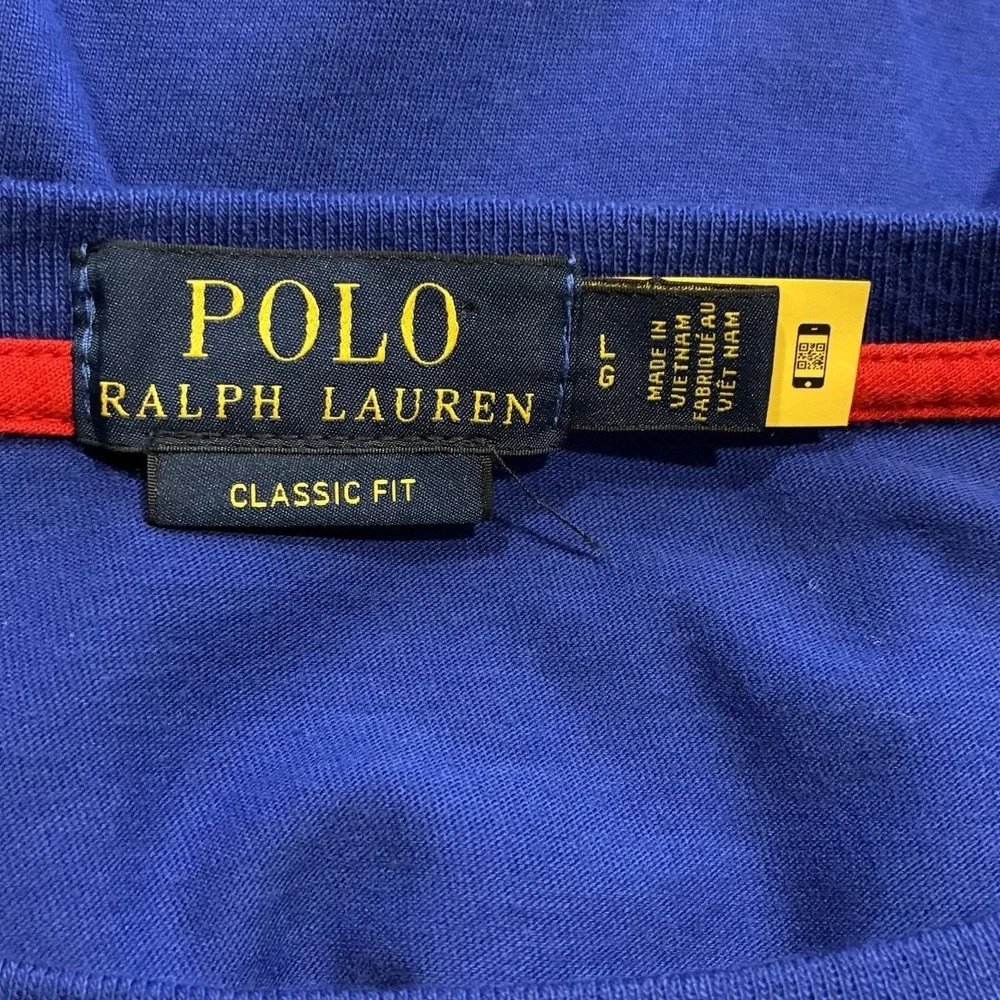 Polo Ralph‎ Lauren Striped Colorful Long sleeve T Shirt Size Large